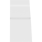 Ekena Millwork Saratoga Architectural Grade PVC Gable Bracket, 48"W x 12"H x 6"D x 6"F, 6/12 Pitch GBP048X12X0606SAR00 - alternate 5